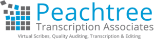 Peachtree Transcription Associates Logo